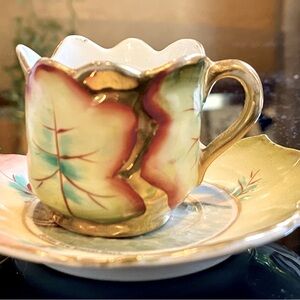 Souvenir demitasse cup and saucer